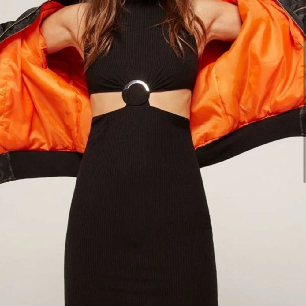 New Reformation Sheena bodycon cut out dress